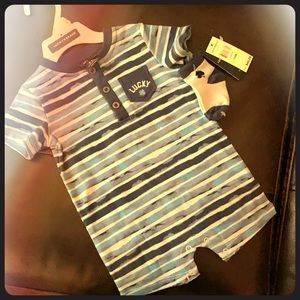 Lucky brand one piece with socks